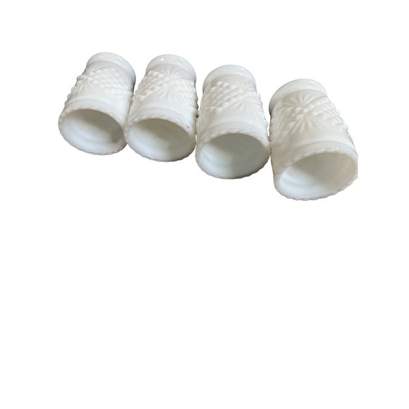 Vintage Milk Glass Candle Holders (5) - Picture 3 of 7